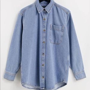 Brand New ASOS Design Denim Shirt in Mid Wash